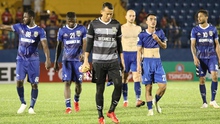 Thủ thành Tấn Trường bị treo găng hết lượt đi V-League 2019