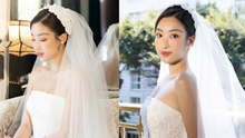 Những hình ảnh đầu tiên của Đỗ Mỹ Linh với chiếc váy cưới xinh đẹp trong hôn lễ được hé lộ