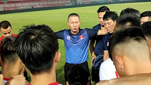 HLV Chu Đình Nghiêm động viên cầu thủ Hải Phòng FC: 'Tôi muốn các bạn luôn máu lửa như vậy'