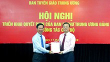 Đồng chí Bùi Trường Giang được bổ nhiệm làm Phó Trưởng ban Tuyên giáo Trung ương
