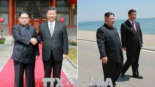 Nhà lãnh đạo Triều Tiên Kim Jong-un hội đàm với Chủ tịch Trung Quốc Tập Cận Bình
