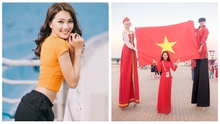 World Cup 2018: Người đẹp ảnh Ngọc Nữ 'chơi trội' tới Nga cổ vũ đội tuyển Anh