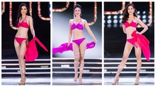 VIDEO: Xem lại màn trình diễn bikini nóng bỏng của Trần Tiểu Vy và Top 25 Hoa hậu Việt Nam 2018