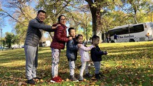 Gia đình Ốc Thanh Vân trải nghiệm du lịch Hàn Quốc