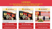 Hà Nội: Phát hiện 8 trang web giả mạo lực lượng Công an