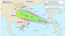 Bão số 5 di chuyển theo hướng Tây Tây Bắc và có khả năng mạnh thêm