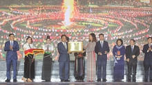 Lễ đón bằng của UNESCO vinh danh 'Nghệ thuật Xoè Thái'