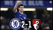 Video bàn thắng Chelsea 2-1 Bournemouth: Morata đóng vai người hùng ở phút cuối