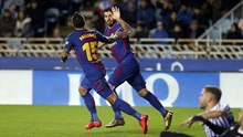 Video bàn thắng Sociedad 2-4 Barca: Tam tấu Suarez, Messi và Paulinho lại nổ súng