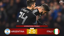 Argentina 2-0 Italy: Vắng Messi, Argentina vẫn thắng thuyết phục. Di Biagio ra mắt thất bại