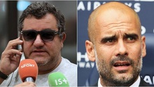 NÓNG: Siêu cò Mino Raiola chửi thẳng Pep Guardiola là 'kẻ hèn nhát'