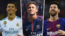 CẬP NHẬT tối 14/4: 'Messi, Neymar và Ronaldo không thể cùng chung đội'. Salah và De Bruyne tranh giải thưởng của PFA