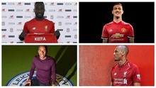 Chuyển nhượng Premier League: M.U, Chelsea, Man City, Arsenal, Liverpool và Tottenham