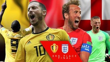 Xem trực tiếp Bỉ vs Anh (21h00, 14/7), tranh hạng Ba World Cup 2018