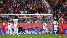 Video clip bàn thắng Girona 1-4 Real Madrid: Cú đúp của Benzema giúp Real giành ngôi đầu