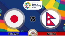 Xem trực tiếp U23 Nhật Bản vs U23 Nepal (14/8,19h00)