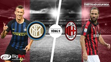 Nhận định bóng đá Inter Milan vs AC Milan (01h30 ngày 22/10), Vòng 9 Serie A