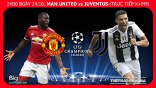 Nhận định bóng đá M.U vs Juventus (02h00 ngày 24/10)