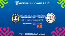 Nhận định bóng đá, dự đoán và trực tiếp bóng đá Indonesia vs Philippines (19h, 25/11), AFF Cup 2018. VTV5, VTV6, VTC3