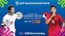 Nhận định bóng đá và dự đoán bóng đá Philippines vs Việt Nam, AFF Cup 2018. VTV6, VTC3 trực tiếp