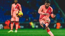 Espanyol 0-4 Barca: Messi lần đầu lập cú đúp từ đá phạt trực tiếp ở La Liga