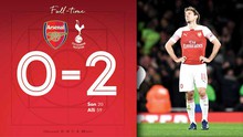 VIDEO Arsenal 0-2 Tottenham: Loại 'Pháo thủ', Tottenham gặp Chelsea ở bán kết Cúp Liên đoàn