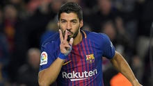Luis Suarez lại là tiền đạo hay nhất thế giới, Barca mơ 'ăn ba'
