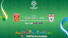 Nhận định bóng đá Trung Quốc vs Iran (23h00 ngày 24/01). VTV6, VTV5 trực tiếp. Kèo bóng đá Asian Cup 2019