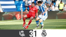 Real Sociedad 3-1 Real Madrid: Hàng thủ liên tiếp mắc sai lầm, Real Madrid thua trận thứ 11
