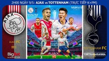 Nhận định bóng đá bóng đá Ajax vs Tottenham (02h00, 9/5), bán kết Cúp C1 lượt về