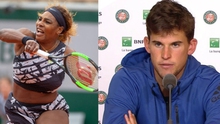 Serena Williams 'cướp' phòng họp báo của Dominic Thiem sau khi bị loại khỏi Roland Garros