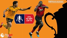 Soi kèo, dự đoán bóng đá Wolves vs MU (02h55,17/3). Kèo bóng đá. Trực tiếp bóng đá Anh FA Cup