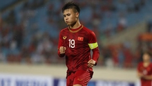 Đội hình ra sân của U23 Việt Nam: Quang Hải đá chính. Đình Trọng dự bị