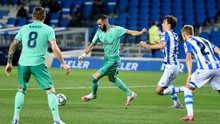 VIDEO clip bàn thắng Real Sociedad 1-2 Real Madrid: Real soán ngôi đầu Barca