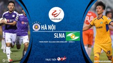 Nhận định bóng đá bóng đá Hà Nội vs SLNA. VTV6 trực tiếp vòng 5 V.League 2020