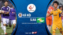 Soi kèo bóng đá Hà Nội vs SLNA. VTV6 trực tiếp vòng 5 V.League 2020