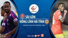 Soi kèo bóng đá Sài Gòn vs Hồng Lĩnh Hà Tĩnh. Trực tiếp bóng đá V-League vòng 6