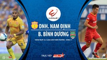 Soi kèo bóng đá DNH Nam Định vs Becamex Bình Dương. Trực tiếp bóng đá V-League 2020