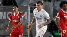 Real Madrid 2-2 Sevilla: Kroos tỏa sáng, Real Madrid vẫn bỏ lỡ cơ hội đoạt ngôi đầu bảng