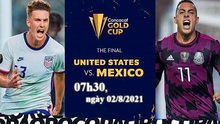 Nhận định bóng đá Mỹ vs Mexico, Chung kết Gold Cup 2021 (07h30, ngày 2/8)