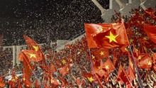 CĐV Đông Nam Á ngả mũ trước hình ảnh sắc đỏ ngập tràn sân Cẩm Phả