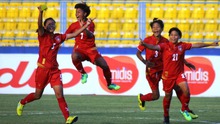 KẾT QUẢ bóng đá Nữ Timor Leste 0-7 Myanmar, nữ Đông Nam Á