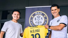 HLV Philippe Troussier: 'Quang Hải sẽ toả sáng ở Pau FC'
