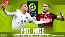 Nhận định bóng đá nhà cái PSG vs Nice. Nhận định, dự đoán bóng đá Ligue 1 (2h00 ngày 2/10)