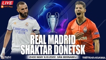 Nhận định bóng đá nhà cái Real Madrid vs Shakhtar Donetsk. Nhận định, dự đoán bóng đá cúp C1 (02h00, 6/10)