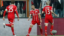 Video bàn thắng Besiktas 1-3 Bayern Munich (tổng 1-8): Vào Tứ kết theo kiểu Hùm xám
