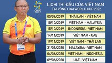 Lịch thi đấu vòng loại World Cup 2022 bảng G: Trực tiếp bóng đá Indonesia vs Việt Nam