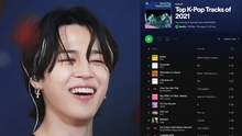 Top ca khúc K-pop 2021 của Spotify: Jimin BTS đạt thành tích 'khủng'