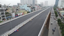 Thông xe cầu cạn Mai Dịch - Nam Thăng Long đúng ngày kỷ niệm Giải phóng Thủ đô