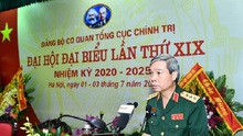 Thượng tướng Đỗ Căn giữ chức Bí thư Đảng ủy Cơ quan Tổng cục Chính trị nhiệm kỳ 2020-2025